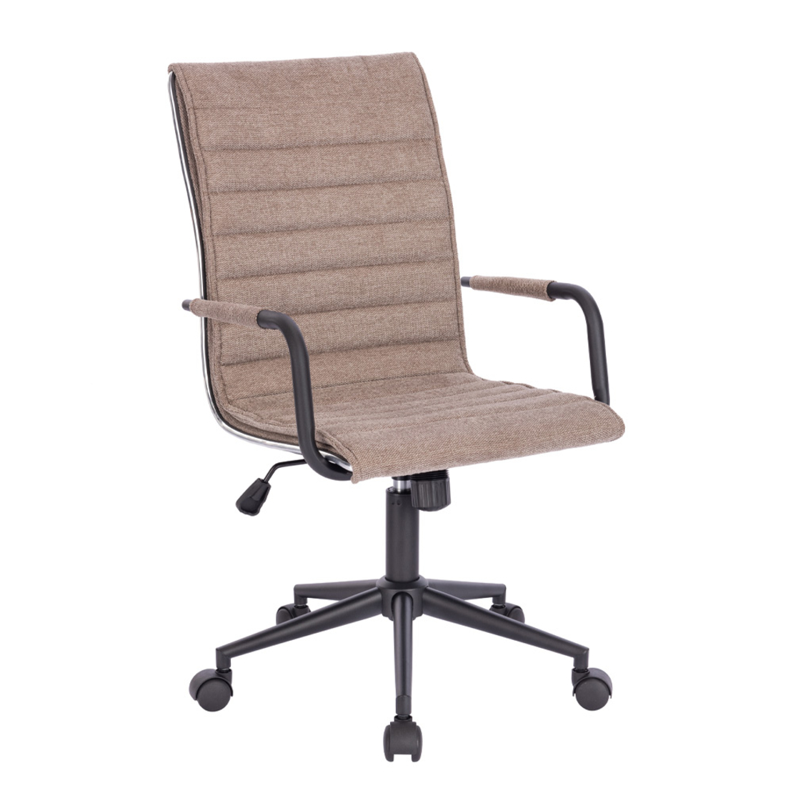SENSO CHAIR DESK FABRIC BEIGE BLACK 52x60xH101,5cm