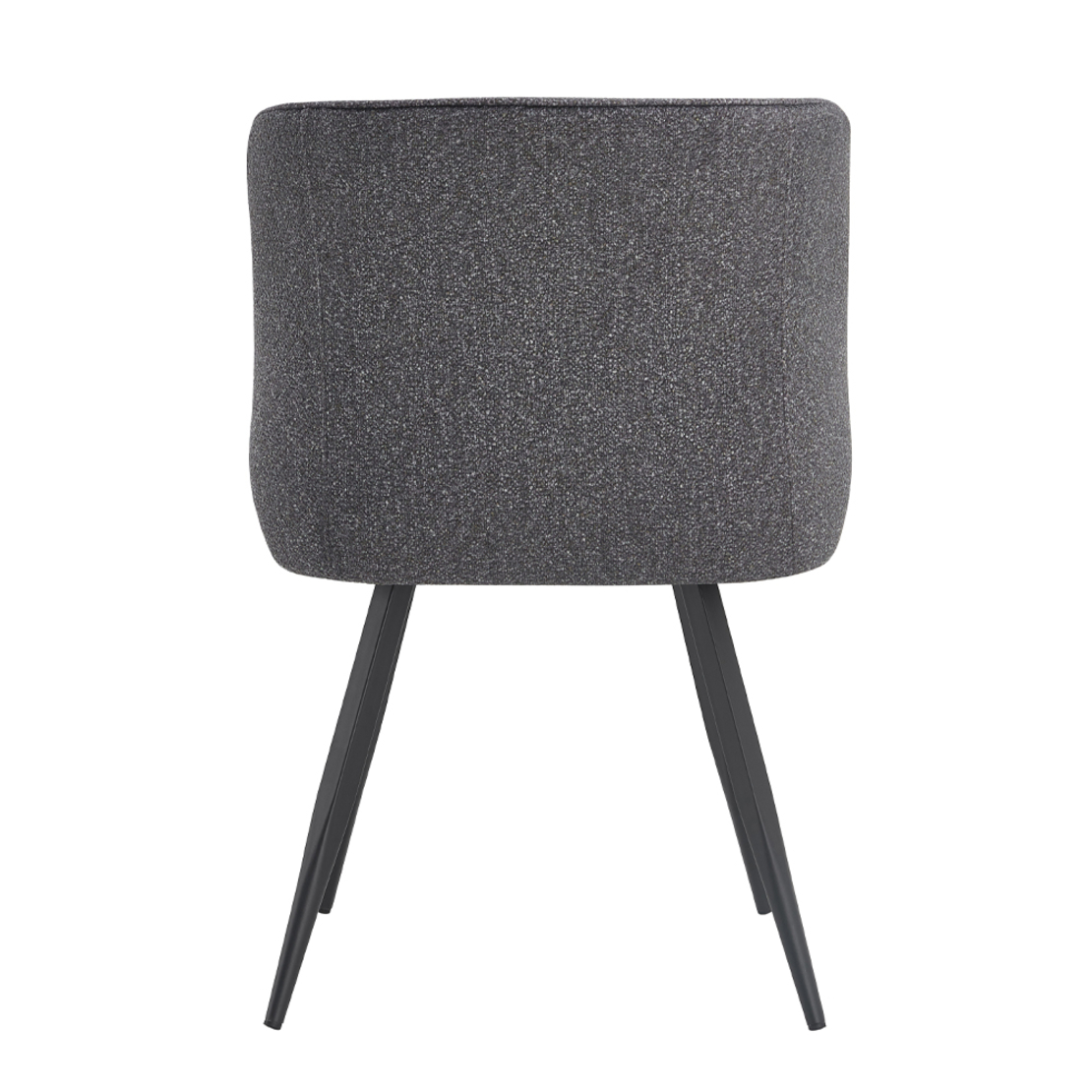 ZOLA CHAIR FABRIC ANTHRACITE METAL BLACK E1 PRC