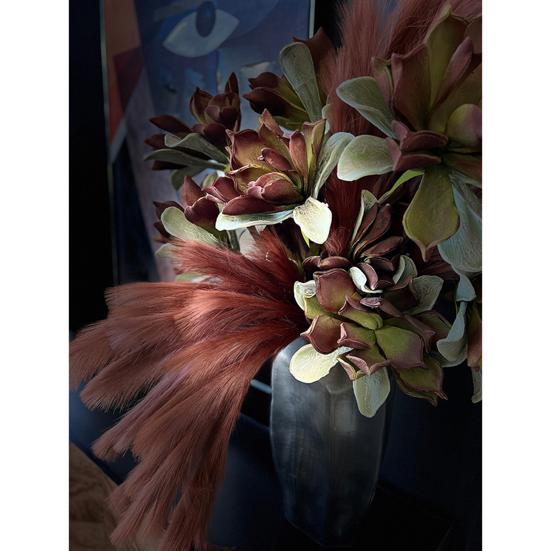 MIELE 5 ARTIFICIAL FLOWER EVA FOAM HONEY GREEN H11