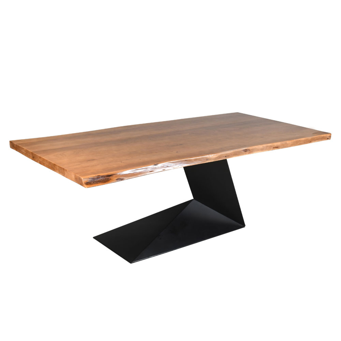 LIBERTY TABLE WOOD ACACIA WALNUT METAL BLACK IN