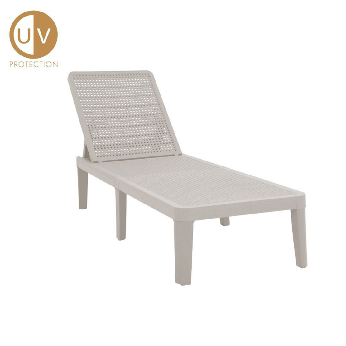 SEAGULL SUNBED PP GREY LIGHT 191x55x29 PRC