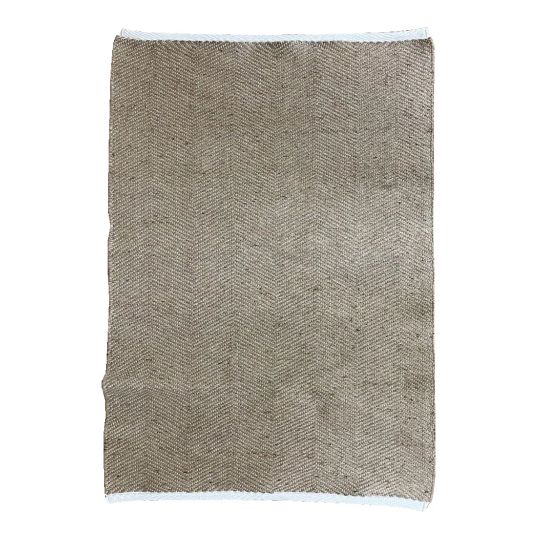 LIV CARPET BEIGE WHITE 70x140cm IN