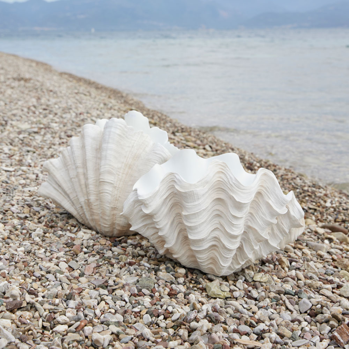 CORALLI VASE RESIN WHITE 57x31xH36cm PRC