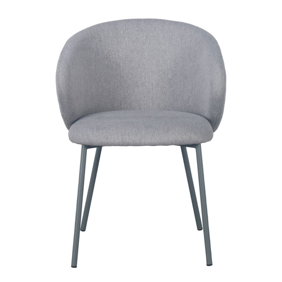 KIRA CHAIR FABRIC GREY LIGHT METAL GREY DARK E1 PRC
