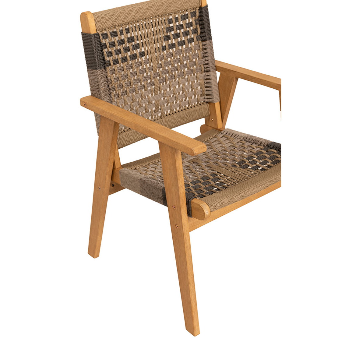VEGA ARMCHAIR ROPE MULTICOLOR NATURAL 58x56xH87cm VN
