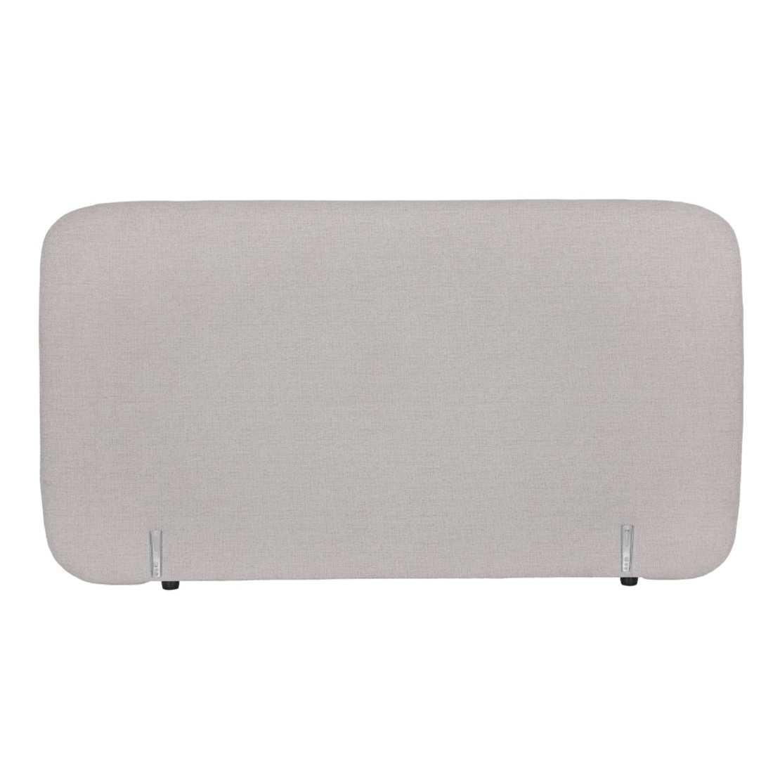 OVAL BED WITHOUT STORAGE (FOR MATTRESS 160x200cm) FABRIC OFF WHITE FABRIC E1 EU
