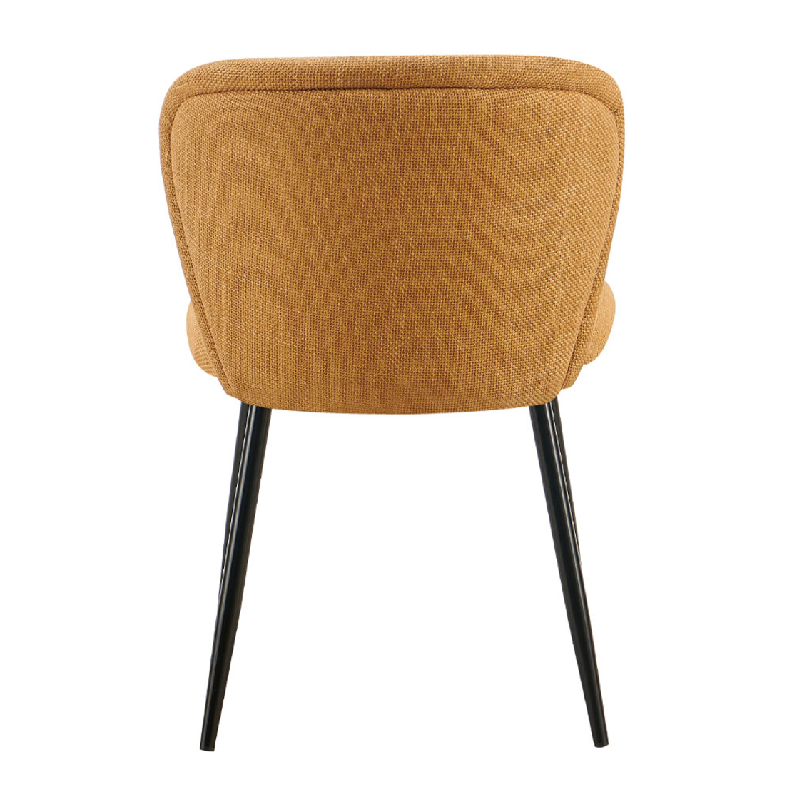 FIGARO CHAIR FABRIC YELLOW METAL BLACK E1 PRC