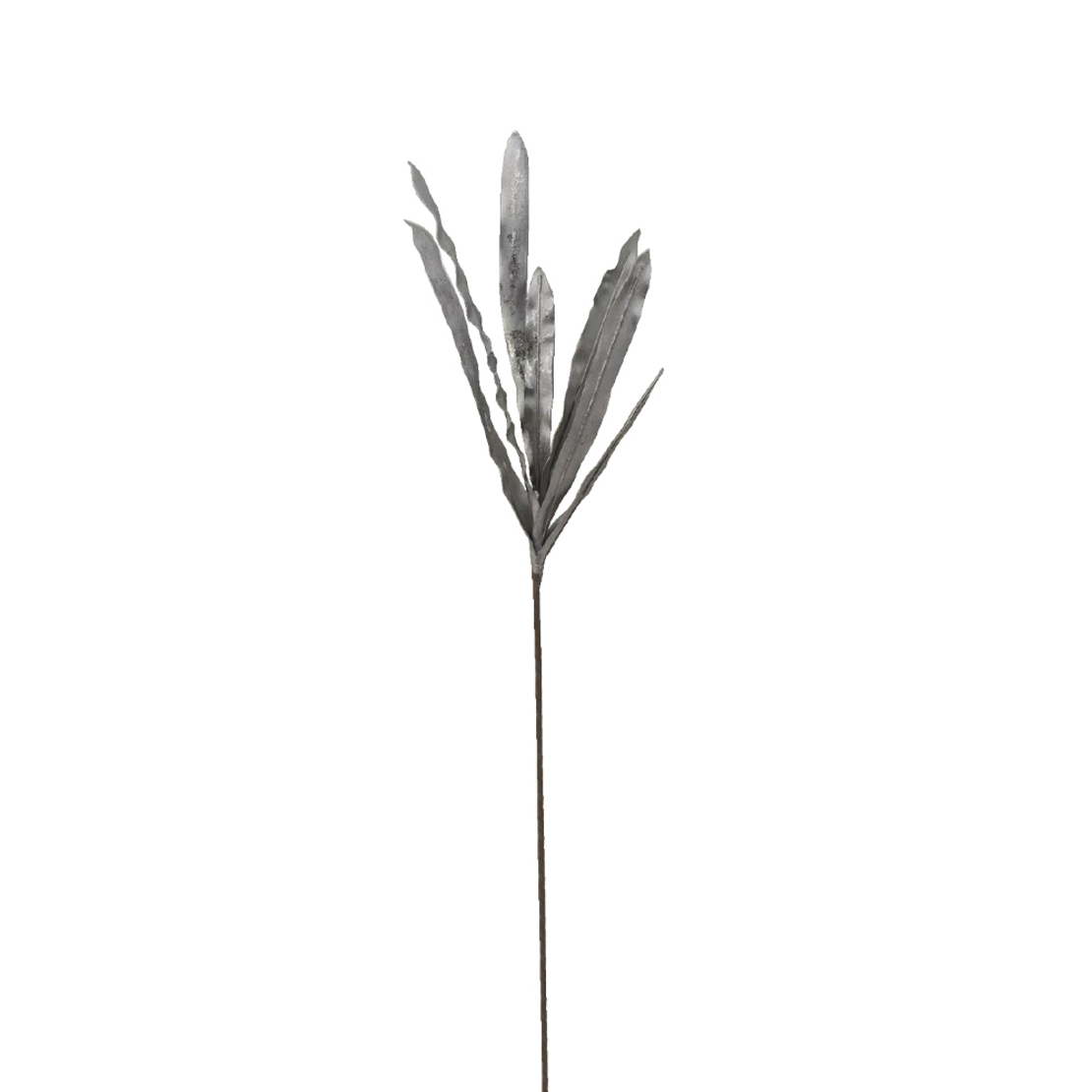 XMAS ARISTATA LEAF FOAM SILVER H79cm PRC