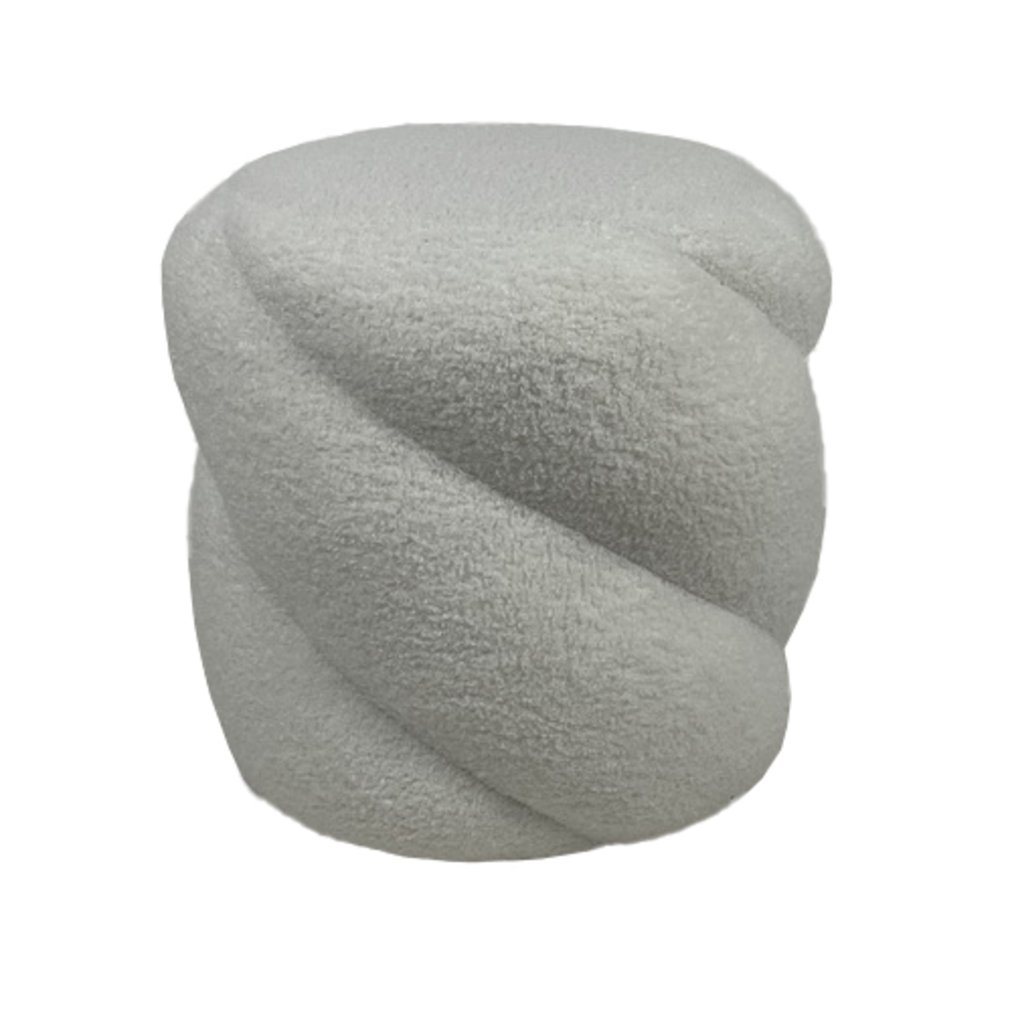 FLUFFI STOOL FABRIC WHITE E1 PRC