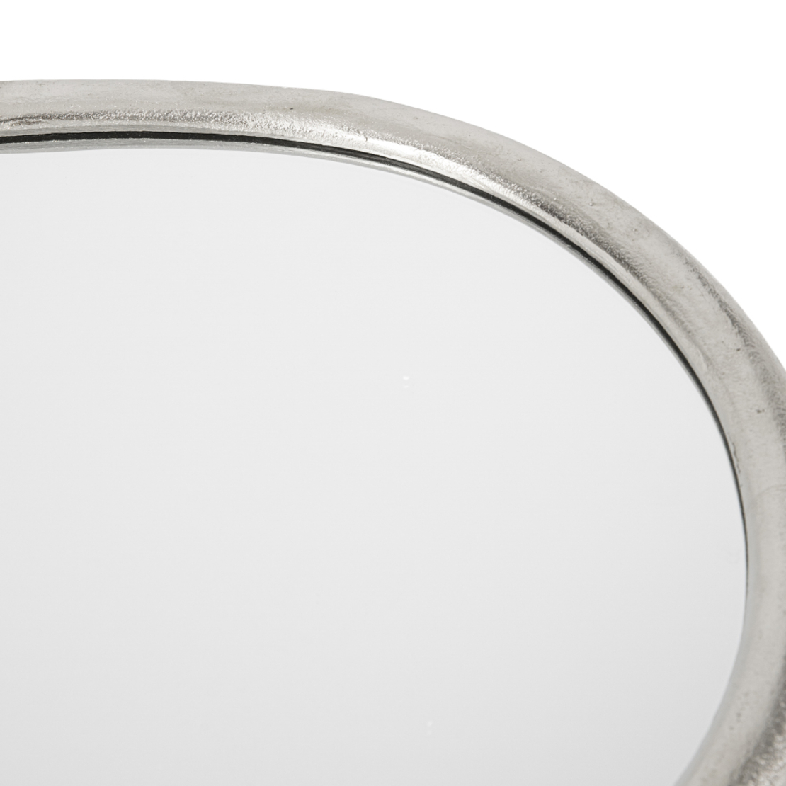 CLAIR MIRROR WALL ALUMINIUM SILVER 58x58x10cm IN