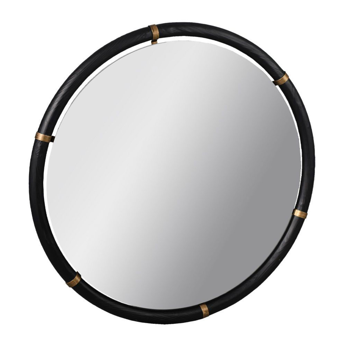 COLOMBO MIRROR WOOD BLACK 100x4xH100cm E1 PRC