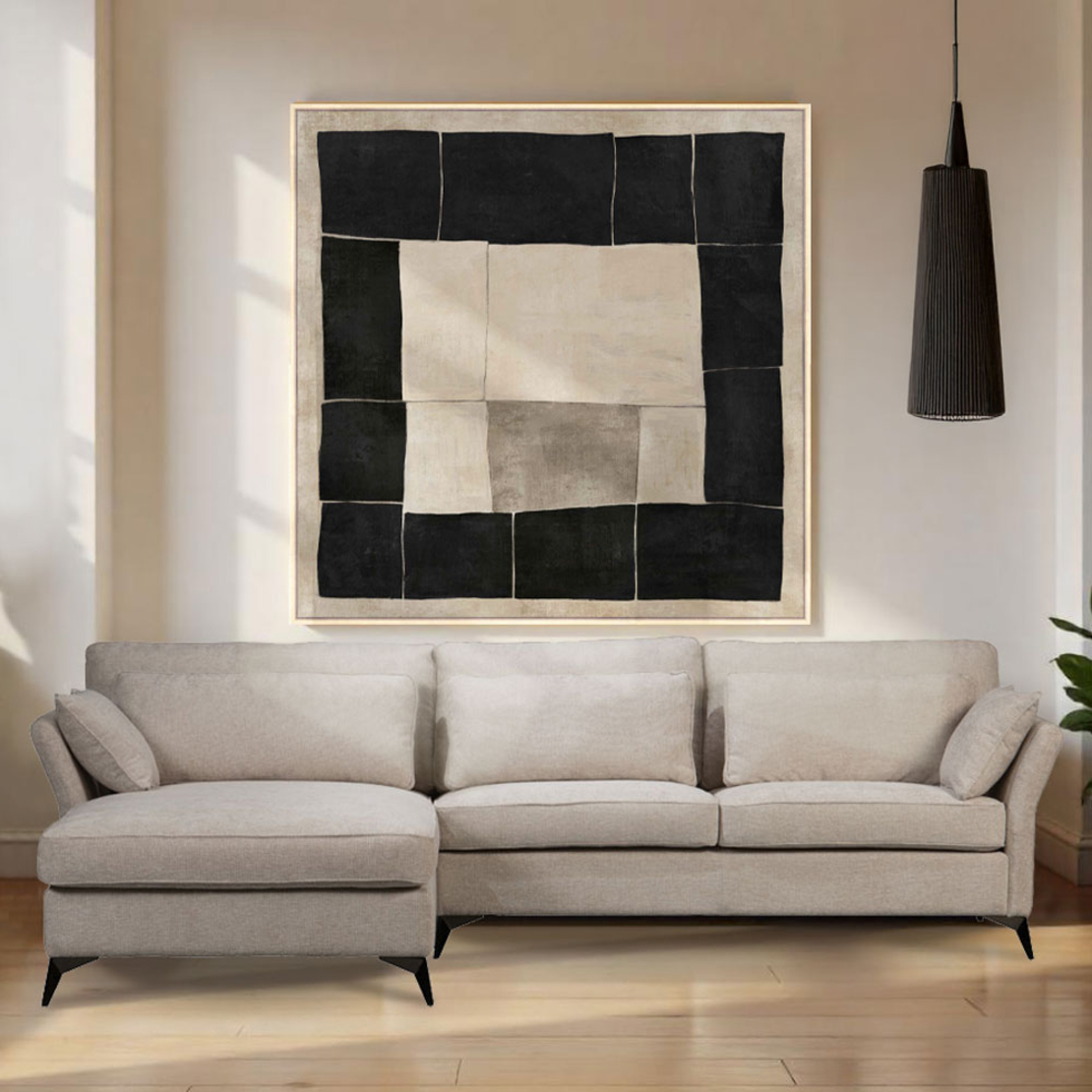 PARFAIT SOFA CORNER LEFT EASY CLEAN FABRIC BEIGE E1 EU
