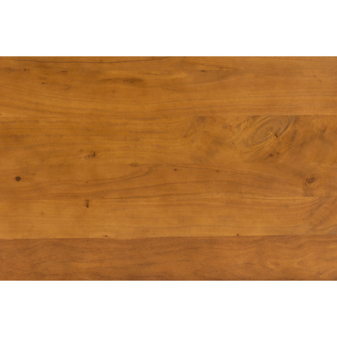 WIRE COFFEE TABLE WOOD ACACIA WALNUT METAL BLACK 120x60xH40cm IN