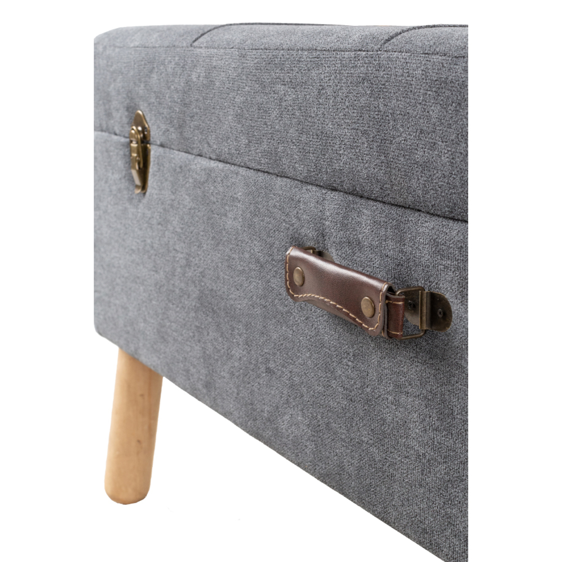 BABUS STOOL FABRIC GREY MINT PETROL E1 PRC