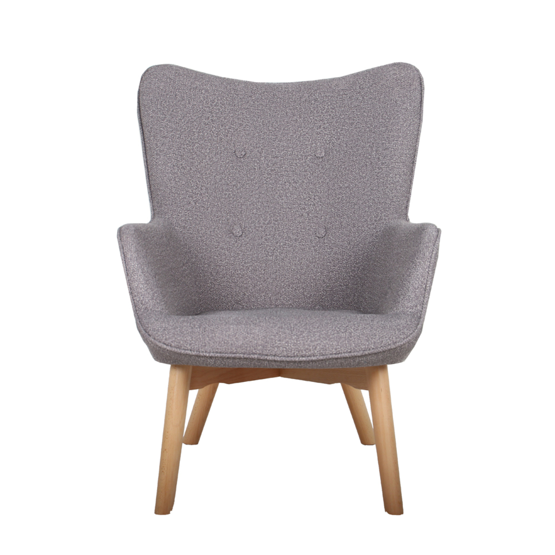NAVONA ARMCHAIR FABRIC PURO WOOD NATURAL E1 PRC