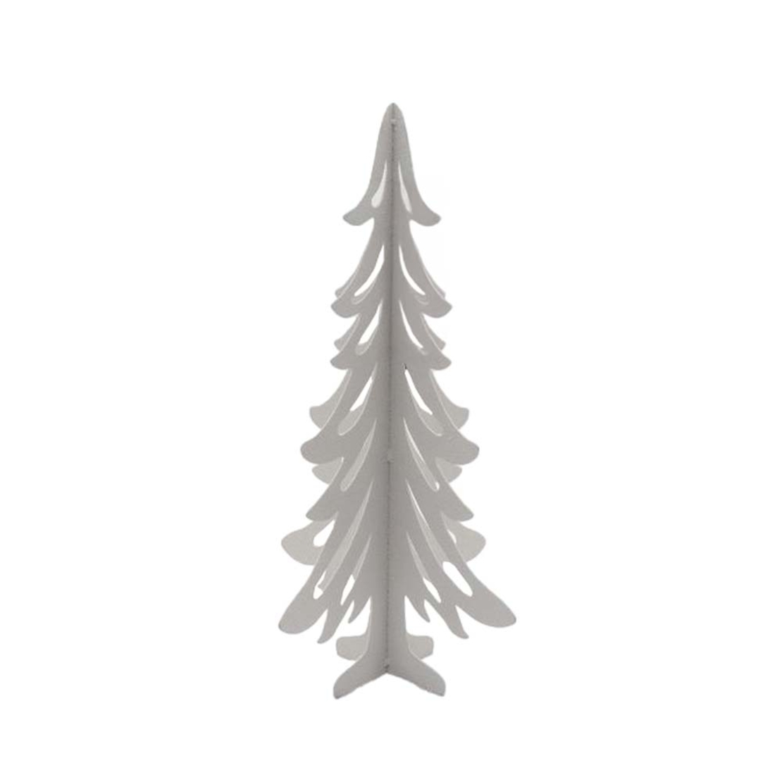 PINO CHRISTMAS DECORATION TREE 18x18x45 METAL WHITE