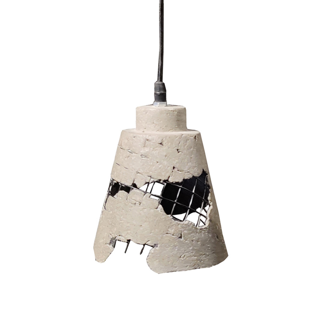 GRID 2 LAMP PENDANT CONCRETE METAL D16xH16cm IN