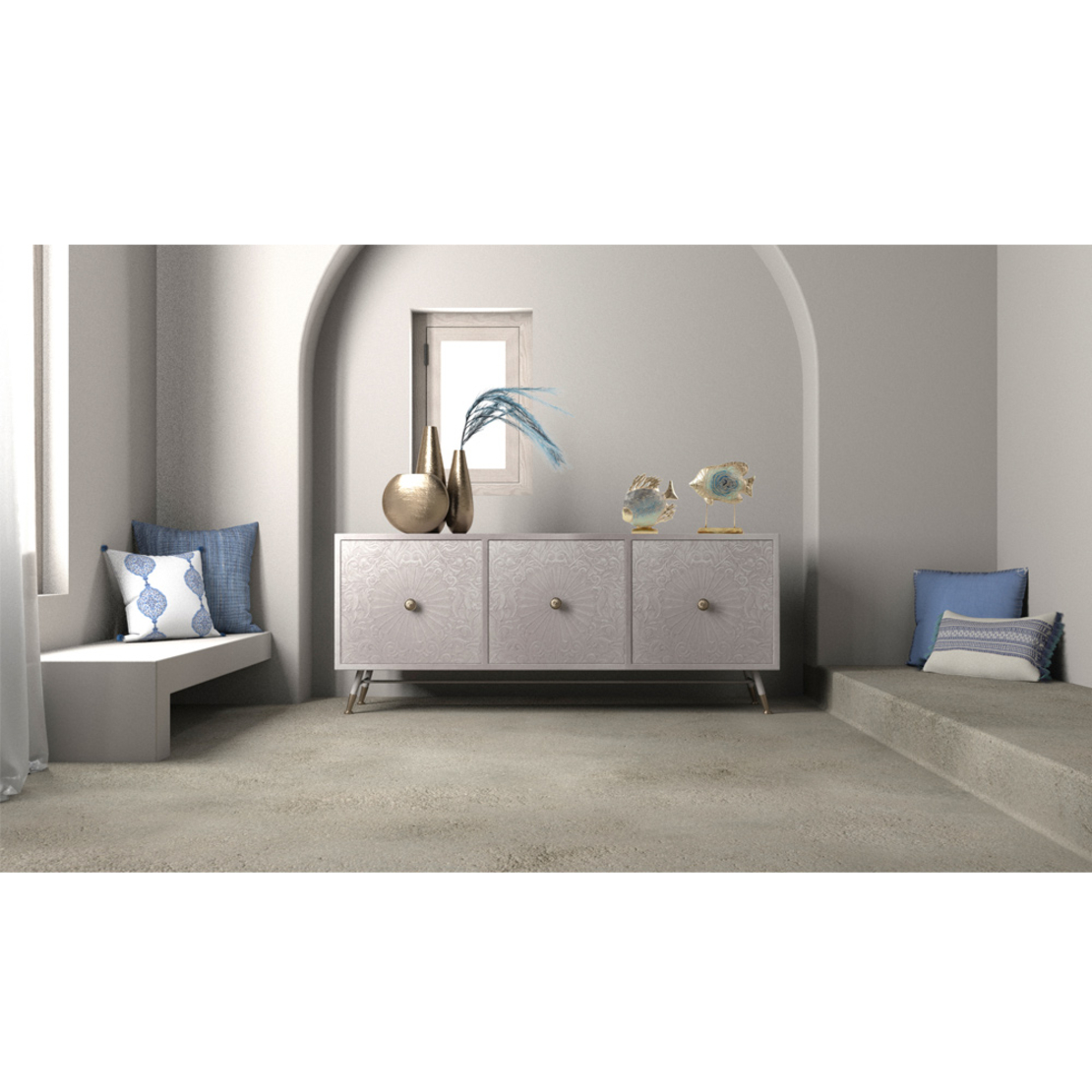 POLUO ARTIFICIAL BRANCH EVA FOAM BLUE GREY H110cm