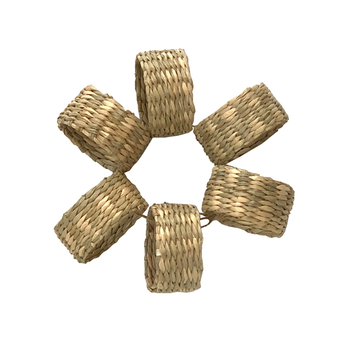 SIFNOS CASE NAPKIN RING SEAGRASS NATURAL 5x5xH3cm