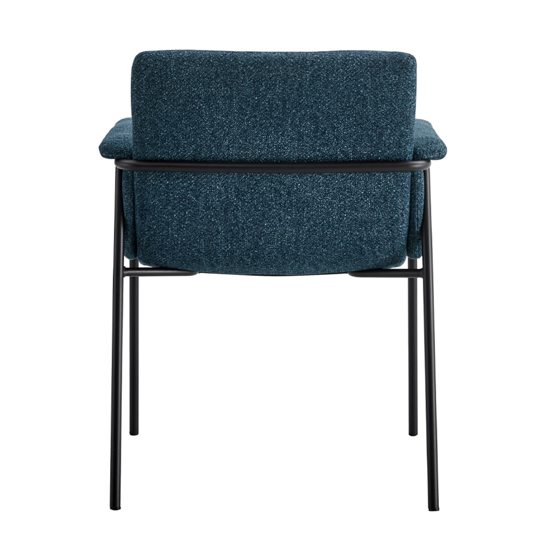 JAPO CHAIR FABRIC WATER GREEN METAL BLACK E1 PRC