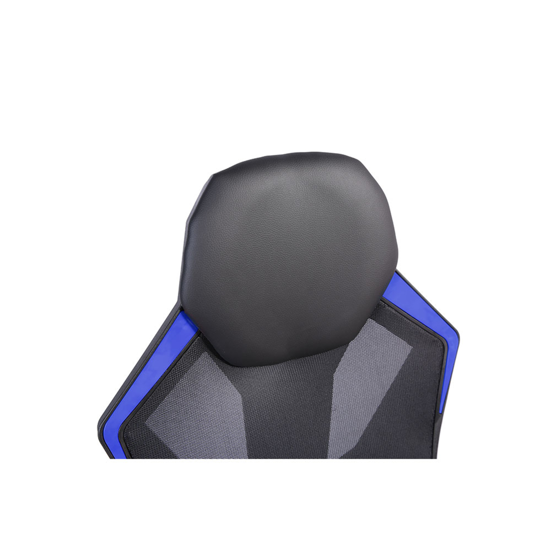 FUSION GAMING CHAIR DESK FABRIC BLACK NYLON BLUE PP 50x74xH137cm PRC