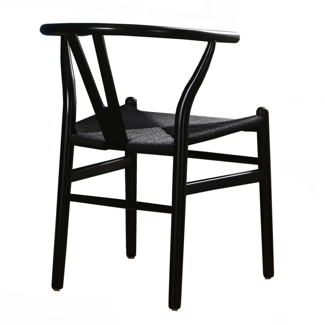 BONE CHAIR WOOD ΒΕΕCH BLACK ROPE PRC