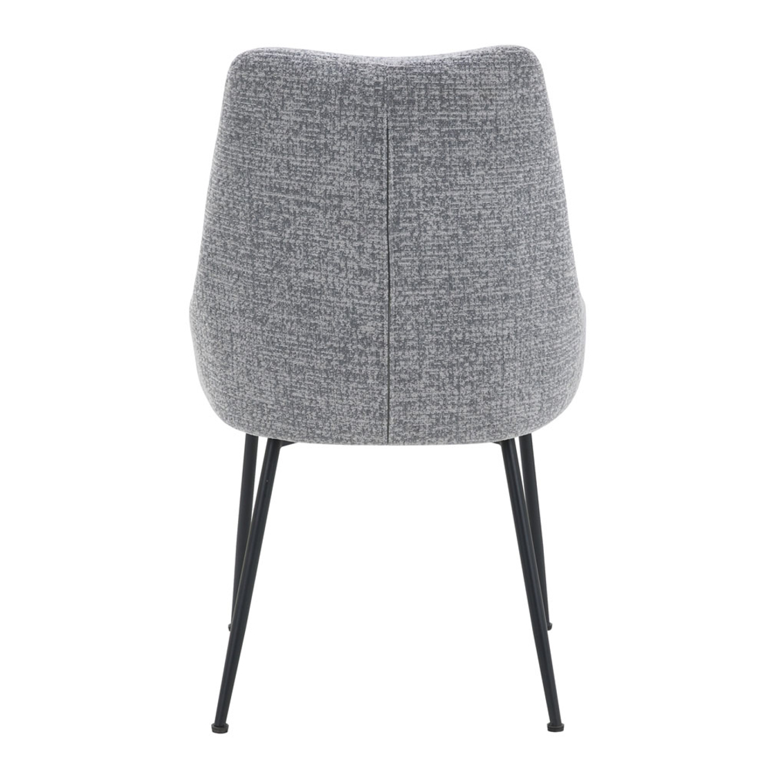 DON CHAIR FABRIC GREY METAL BLACK E1 PRC