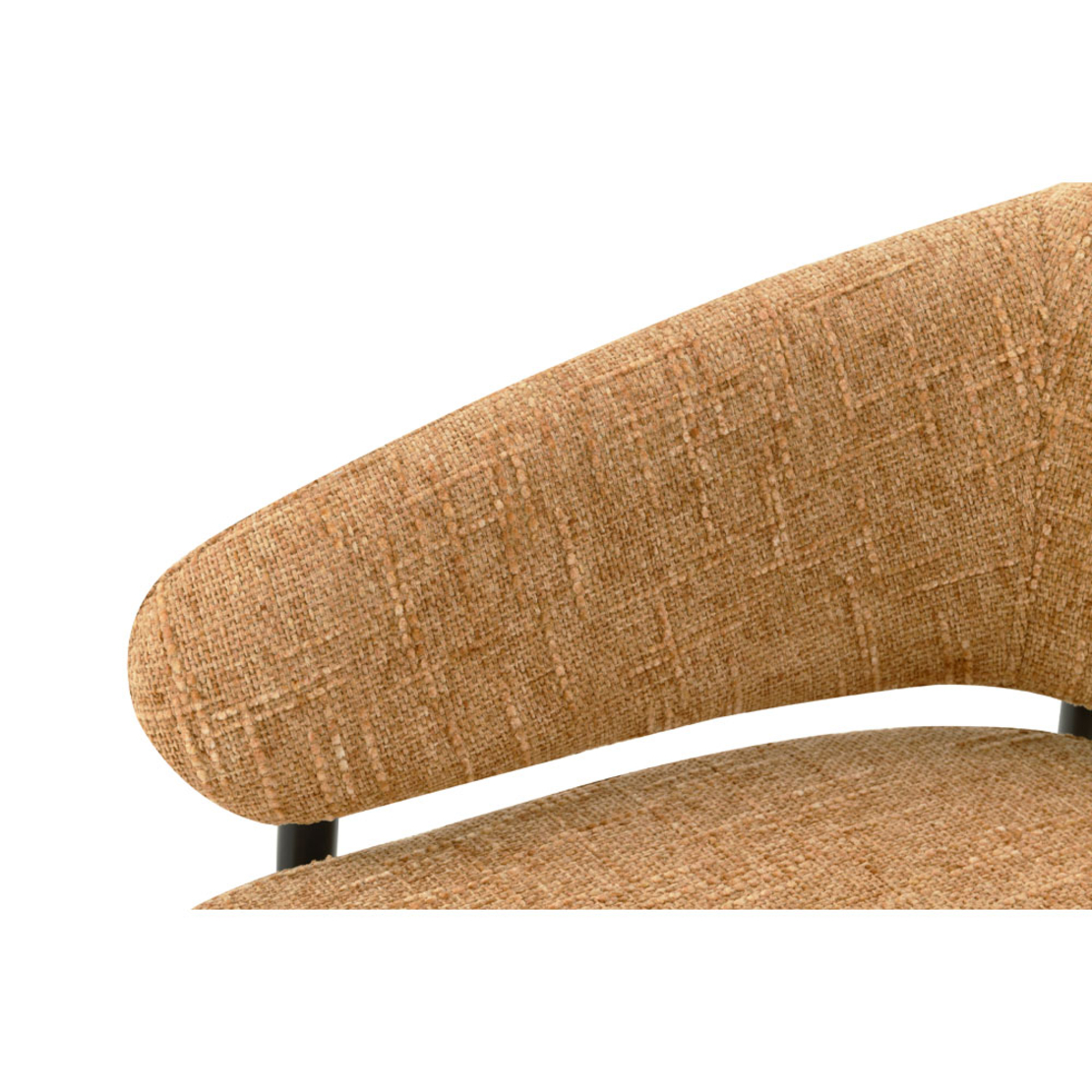 MORITZ ARMCHAIR FABRIC MUSTARD METAL BLACK E1 PRC