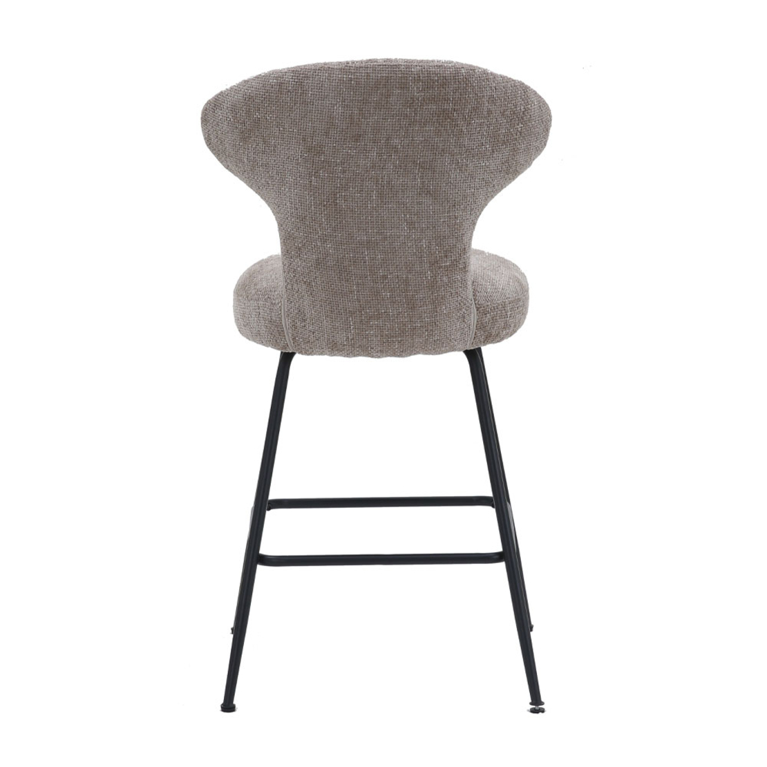FUNGO STOOL BAR FABRIC BEIGE METAL BLACK E1 PRC