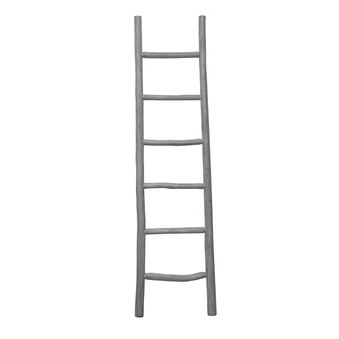 LADDER COUNTRY DECO LADDER 48x6x183 WOOD GREY