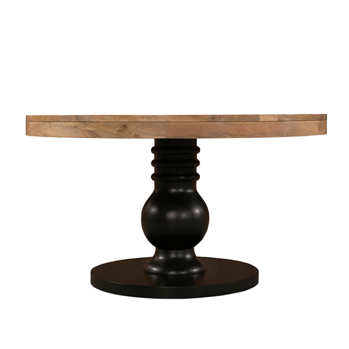 FUOCO2 TABLE WOOD MANGO NATURAL BLACK IN