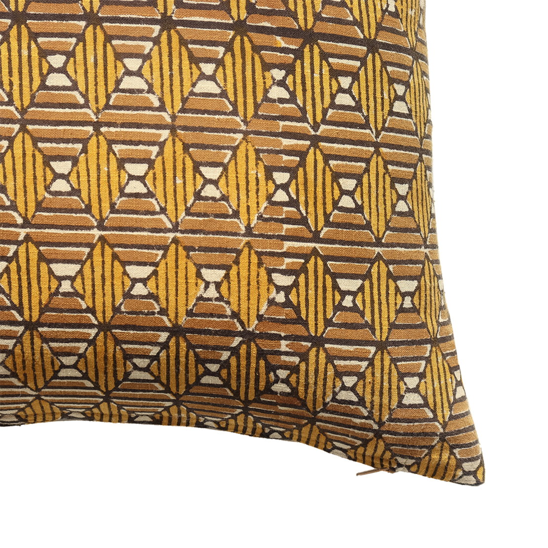 SAMOAN C DECOR CUSHION COTTON VISCOSE CARAMEL DIJO