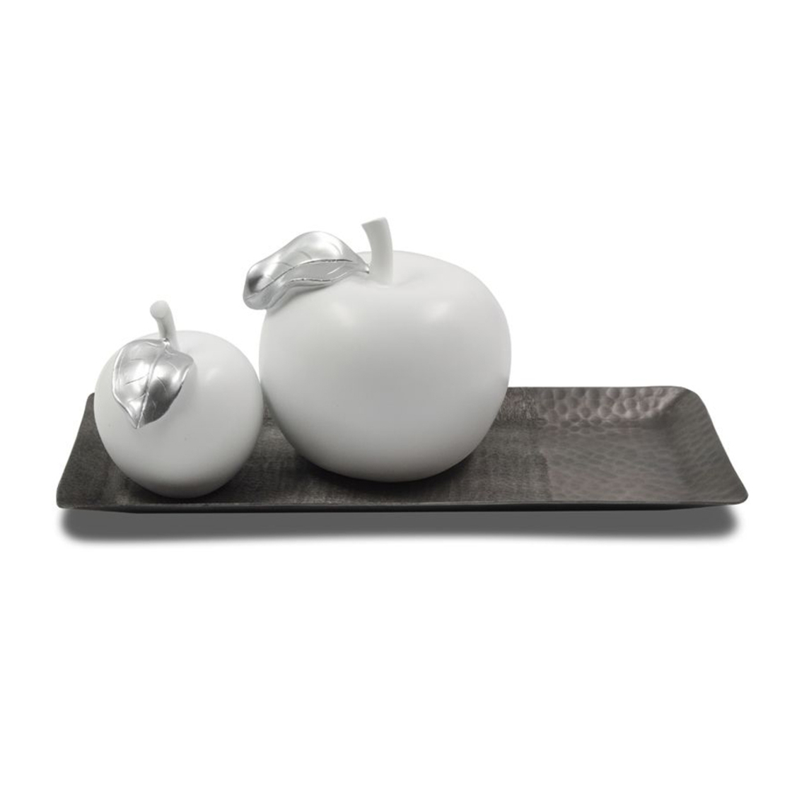 FADE TRAY ALUMINIUM BLACK 40x17xH2cm IN