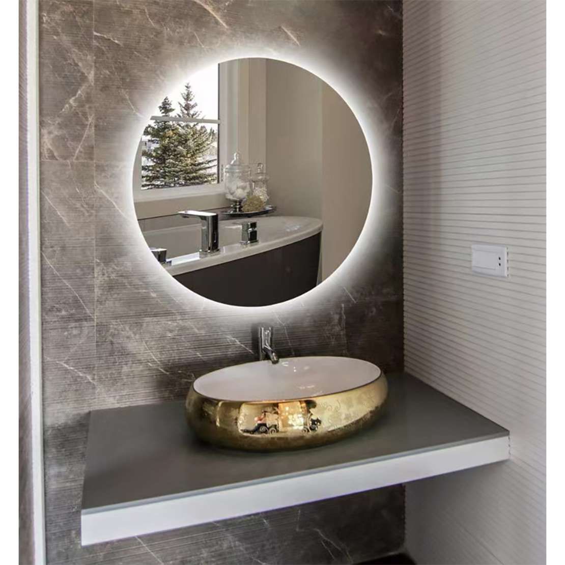 LED 60 MIRROR 60x60x5cm PRC