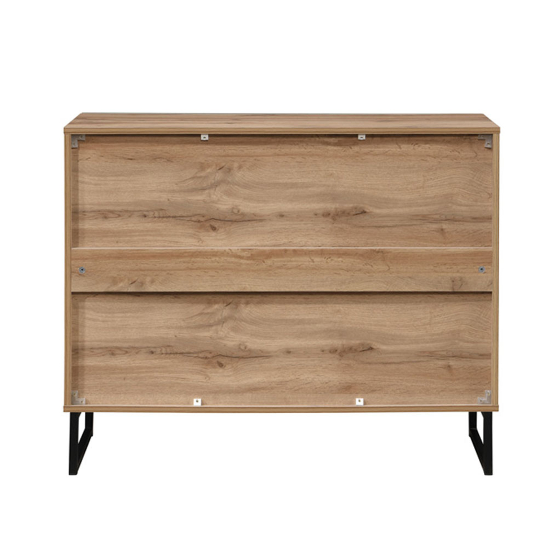 VERDE PEDESTAL 3DRAWERS CHIPBOARD WITH MELAMINE CARTA NATURAL CHIPBOARD WITH MELAMINE CARTA MINT BLACK E1