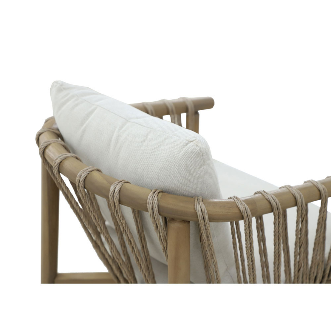 CORDA CHAIR CUSHION WOOD ACACIA NATURAL WHITE 63,5