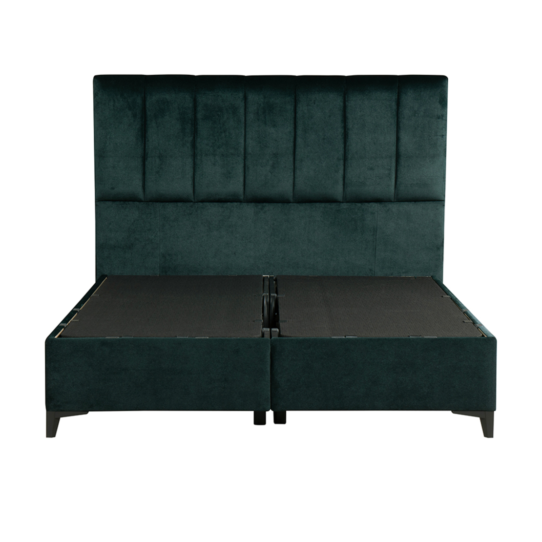 STICKS BED WITH STORAGE (FOR MATTRESS 160x200cm) VELVET GREEN 37-911 E1 TR