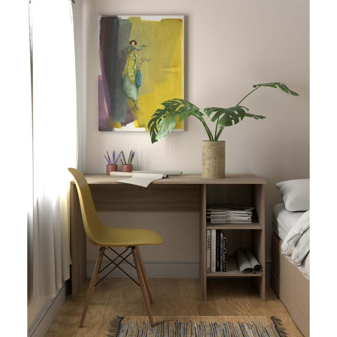 SOMNIA 5 PAINTING CANVAS MULTICOLOR WOOD 60x80xH3,