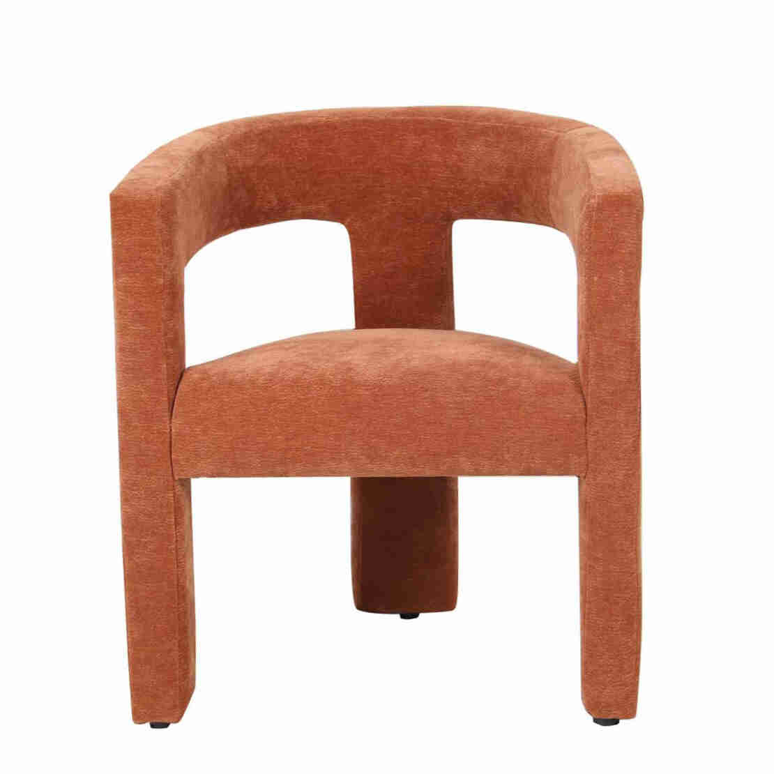NYX ARMCHAIR FABRIC TERRACOTTA PRC