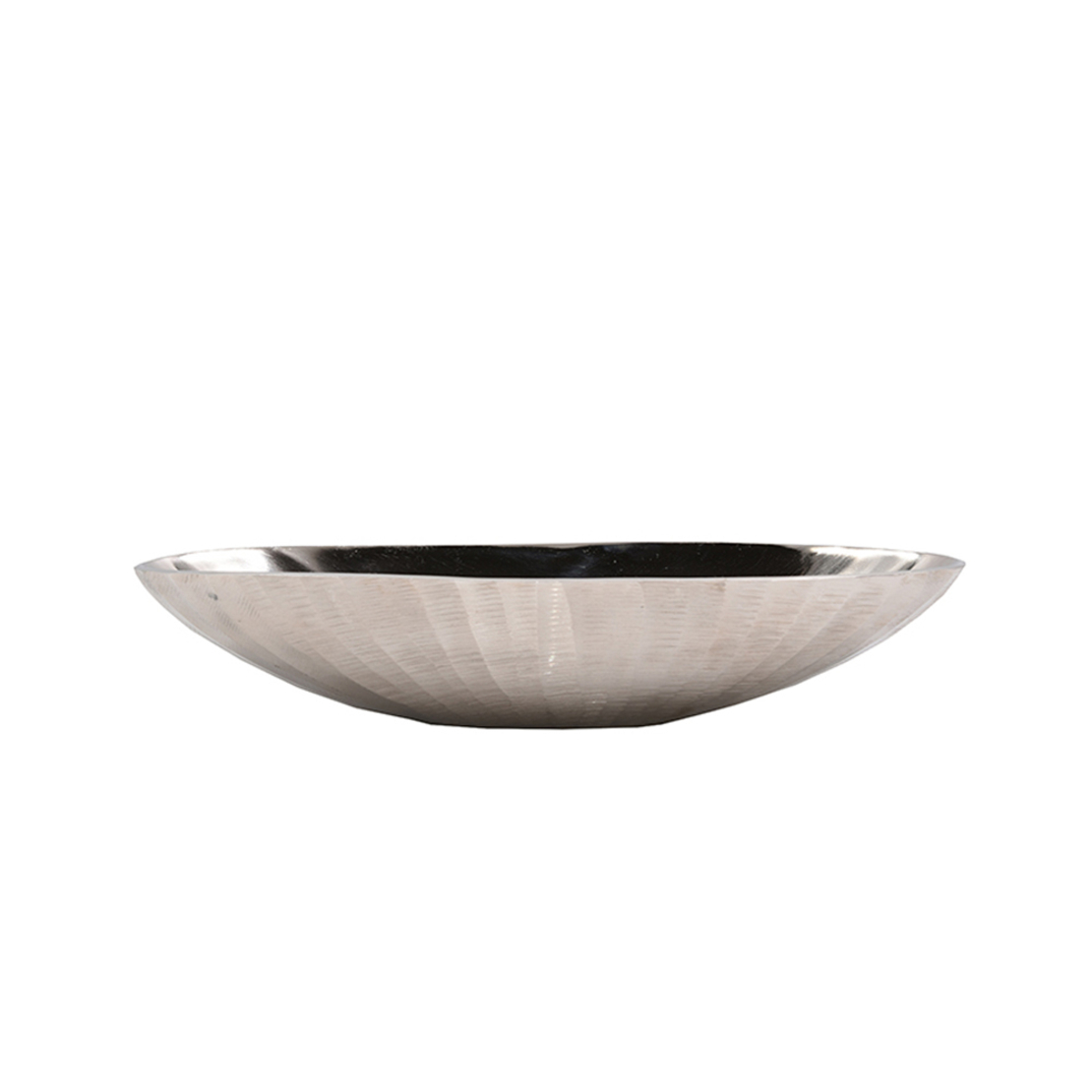CIOTO BOWL ALUMINIUM SILVER 37x15xH8cm IN