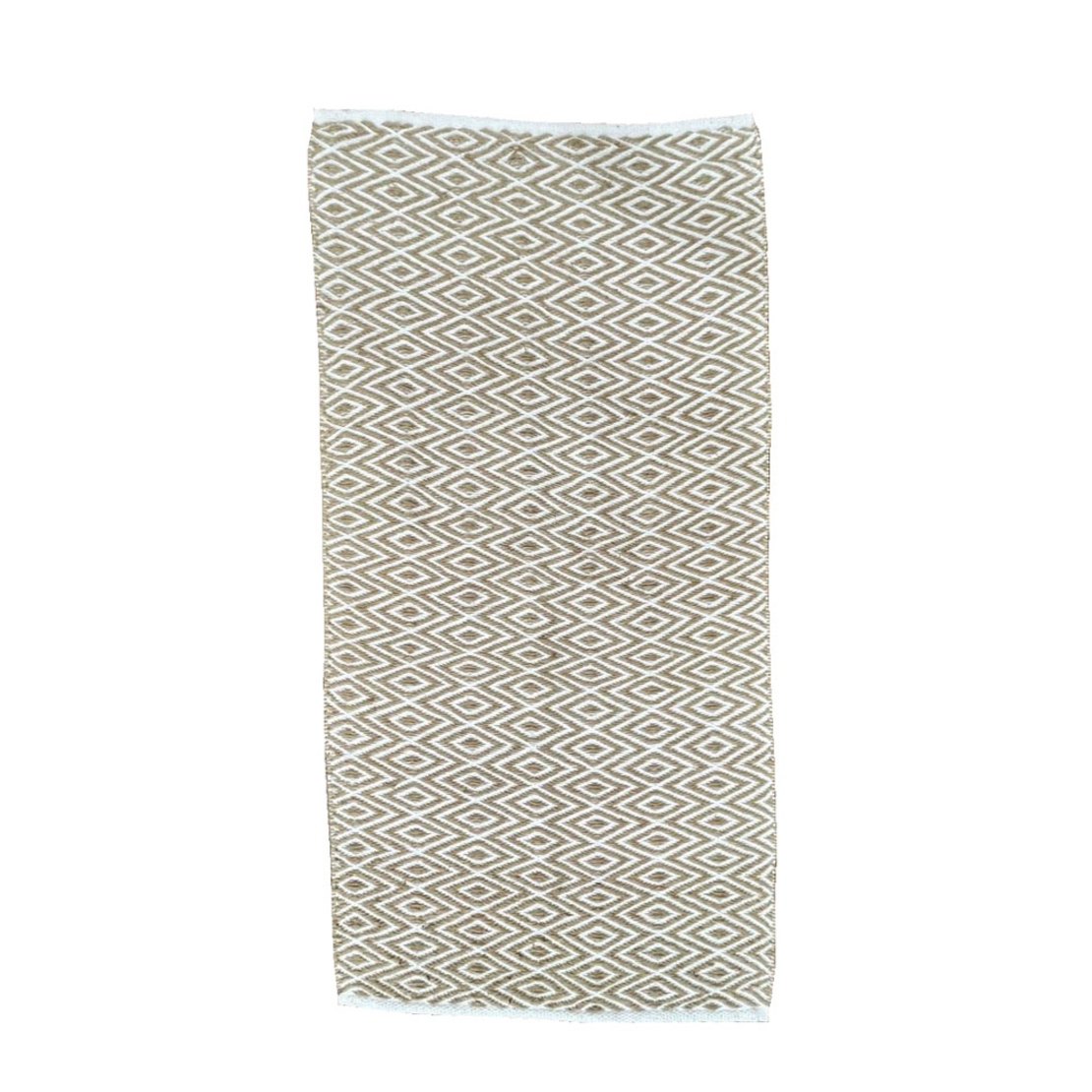 TESS CARPET BEIGE WHITE 70x140cm IN