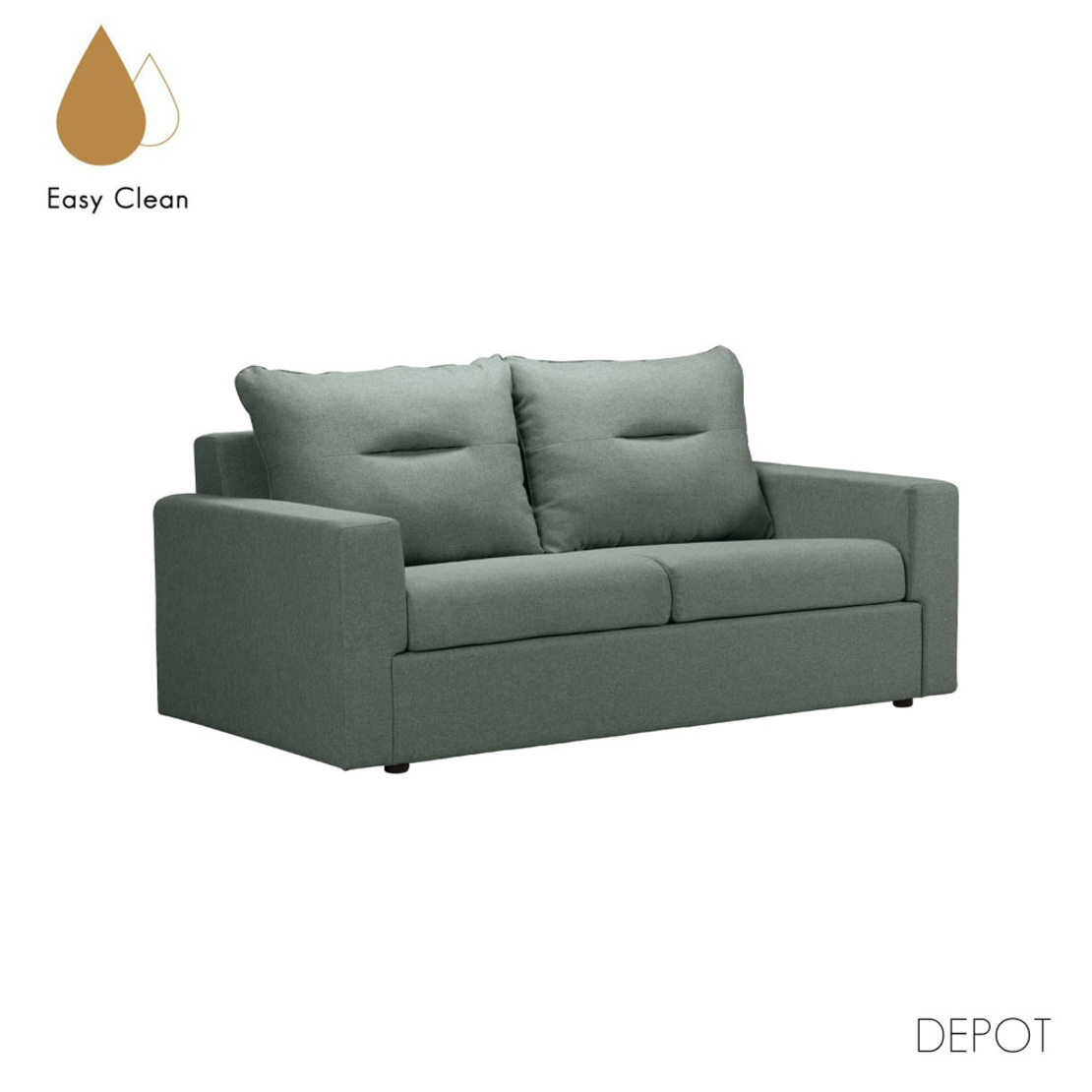TONIGHT SOFA BED 3SEAT EASY CLEAN FABRIC MINT E1 EU