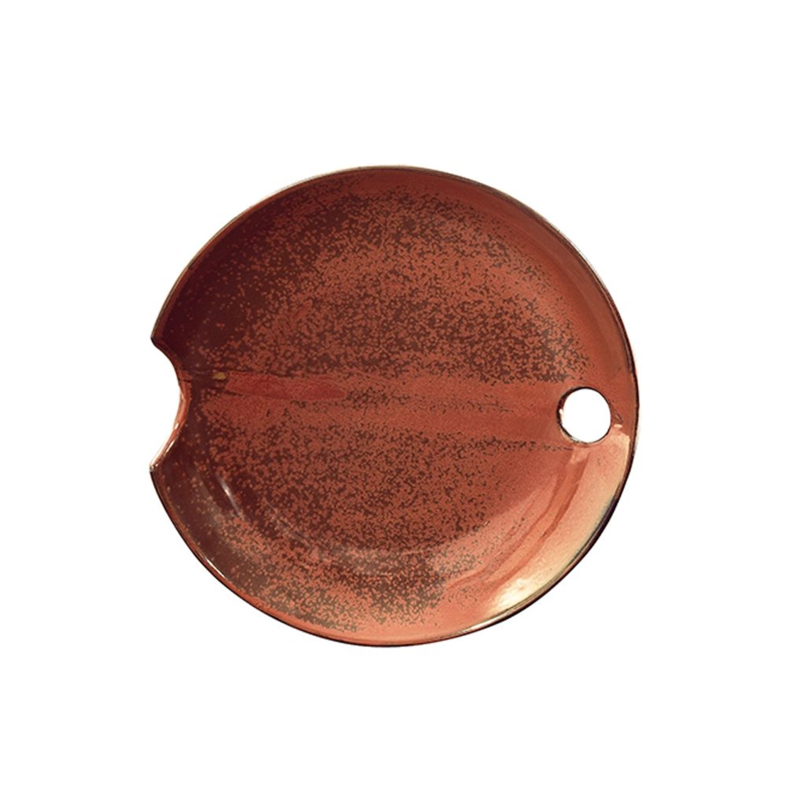 ROND PLATTER CERAMIC TERRACOTTA D29,5xH4,5cm PRC