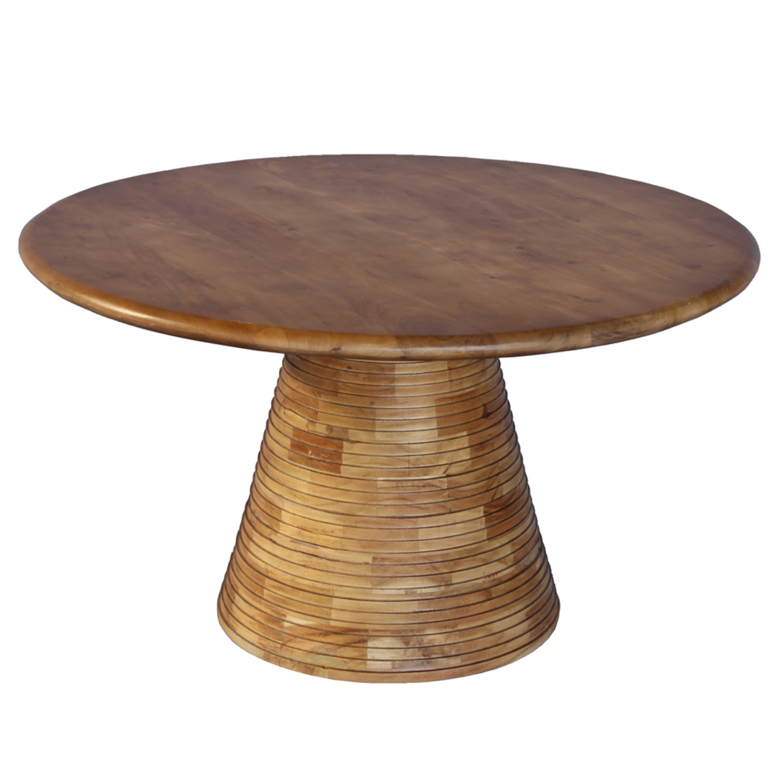 SAVOA COFFEE TABLE WOOD ACACIA WALNUT 80x80xH45cm IN