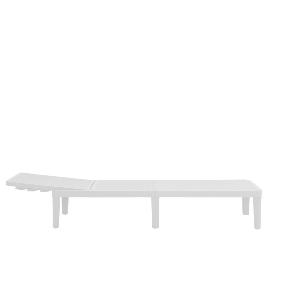 SEAGULL SUNBED PP WHITE 191x55x29 PRC