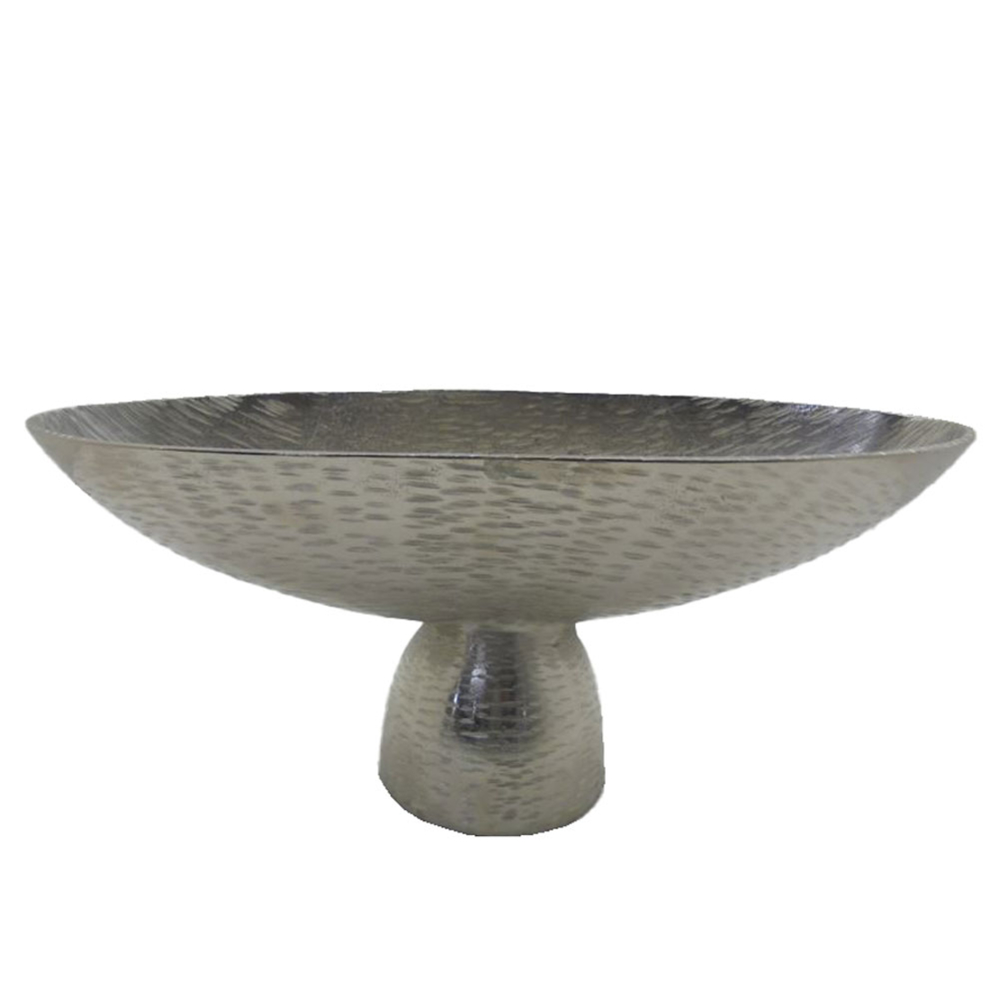 MENDO BOWL ON FOOT ALUMINIUM SILVER NICKEL 45,75x1