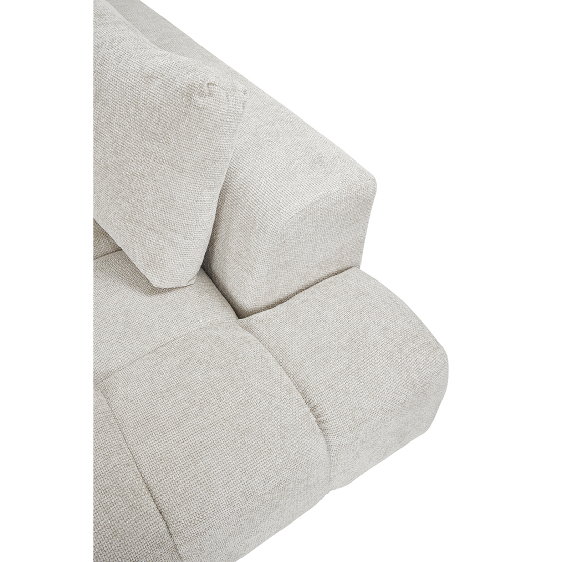 TOMOS SOFA CORNER LEFT EASY CLEAN FABRIC BEIGE E1 EU