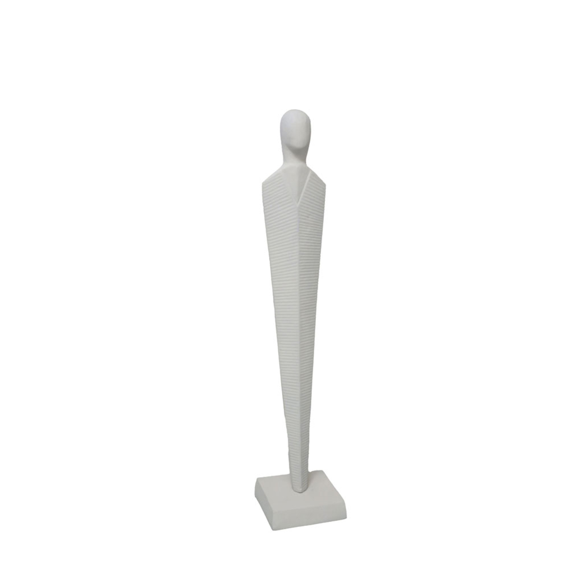 FINTON DECO FIGURE 10x10x53 ALUMINIUM WHITE