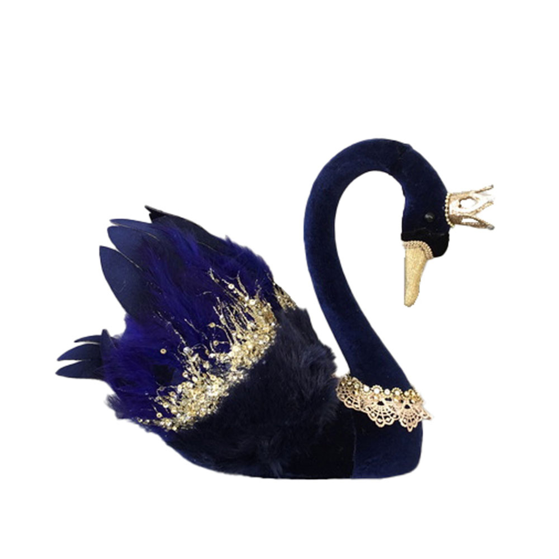 XMAS SWAN BALL BLUE PRC
