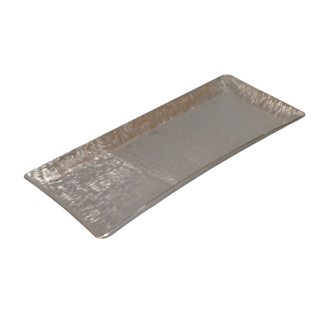 ORLY FLAT TRAY ALUMINIUM SILVER 52x23xH2cm IN